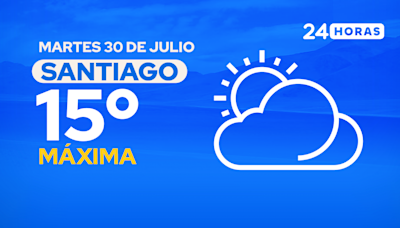 El tiempo en Santiago: martes 30 de julio de 2024