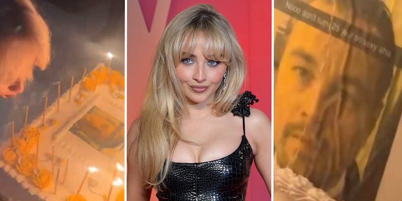 'Nooo don't turn 25': Sabrina Carpenter celebrates birthday with Leonardo DiCaprio meme cake