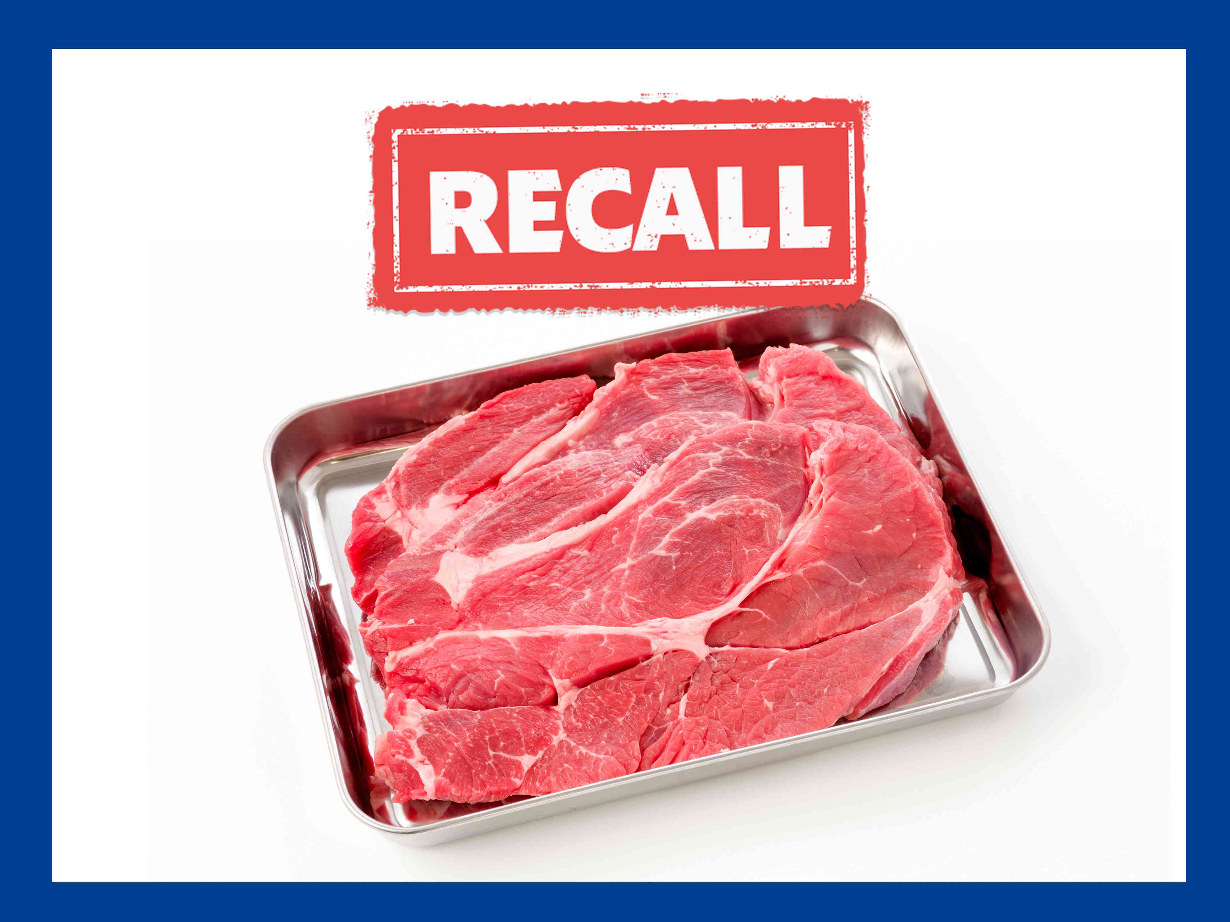 Over 20,000 Pounds of Raw Beef Products Recalled for Lack of Inspection