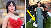 Jenna Ortega's "Beetlejuice Beetlejuice" Press Outfits Are Paying Homage To The OG Characters, And Each Look Is Drop-Dead...