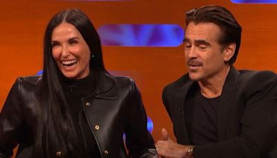 Everyone's convinced Demi Moore was outrageously flirting with Colin Farrell