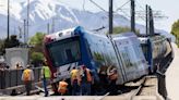 TRAX train derailed at Decker Lake station in West Valley City