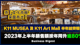 【文化商圈】K11 MUSEA 及 K11 Art Mall 半年結齊報捷，2023 年上半年銷售額按年同升逾 80%