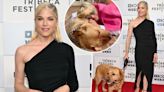 Selma Blair hits the red carpet with her service dog Scout at the Tribeca Film Festival