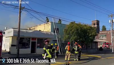 Updated: Blaze near downtown Tacoma is ‘very similar’ to prior arson. Police ask for help