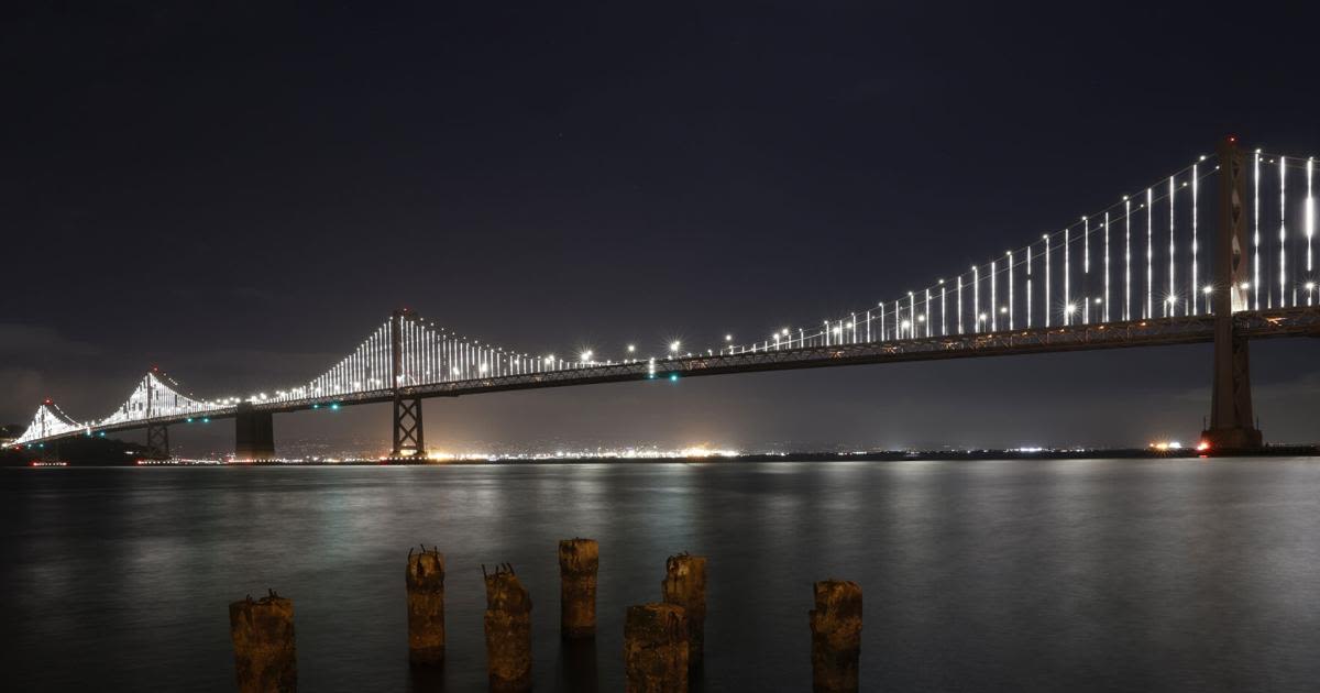 Bay Bridge lights could turn on next year