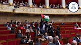 Expulsan a un diputado francés por ondear una bandera Palestina