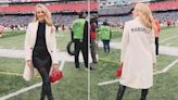 Brittany Mahomes Wears Chic 'Mahomes' Coat at Chiefs-Patriots Game as She Cheers Alongside Taylor Swift