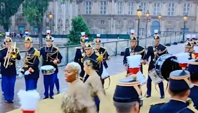 Fans say ‘France win gold in dad dancing’ after cringey opening ceremony moment