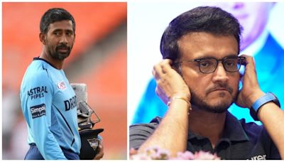 Sourav Ganguly serves retirement proposal to Wriddhiman Saha with 'one last match' request but NOC stands in the way