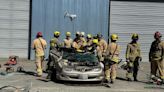 Local firefighters practice vehicle extraction as high-speed accidents become more common