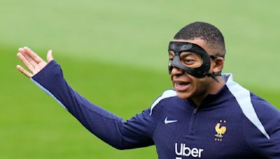 Kylian Mbappé starting for France at Euro 2024 and will wear a mask against Poland