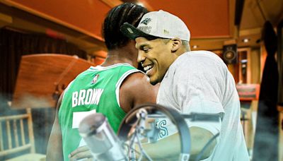 Cam Newton sends Celtics' Jaylen Brown reality check over rap career