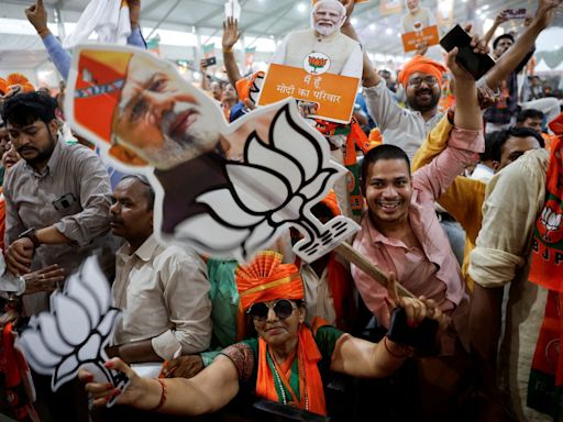 India election 2024 live: Markets slide as early trends show Modi winning with reduced majority