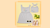 This baby pinafore and bib set needs to be your next project