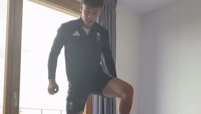 Tom Daley gives verdict on 'anti-sex' cardboard bed in Olympic Village