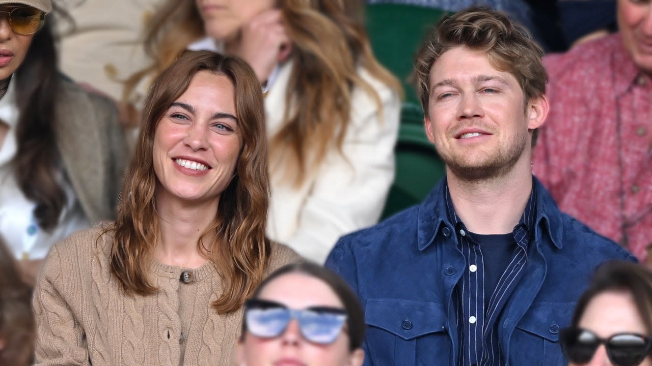 Alexa Chung and Joe Alwyn Enjoy a Fun Day at Wimbledon Together