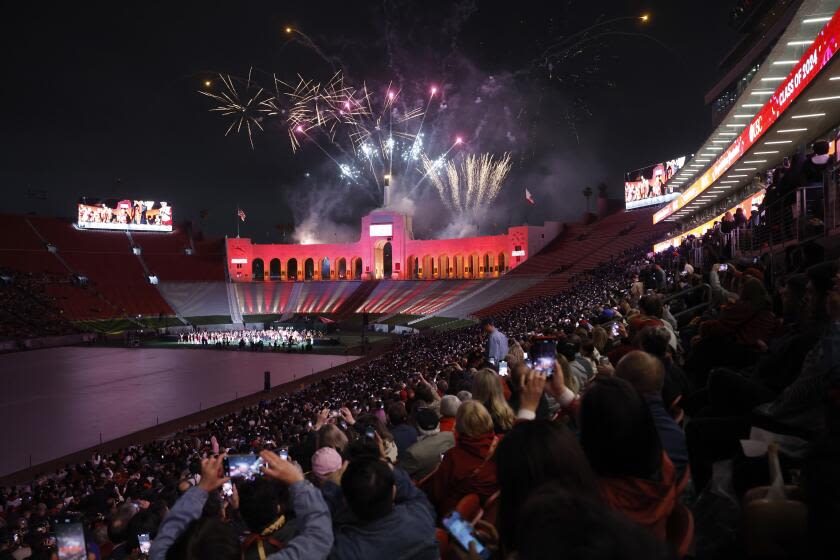 USC graduation unfolds amid tight security and standing ovation for canceled valedictorian