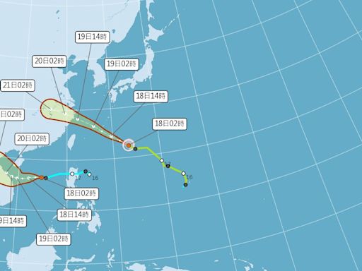 葡萄桑颱風接近台灣本週雨變多「蘇力」將生成！雙颱接力撲向中國