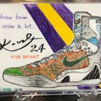 KOBE 小飛俠布萊恩 NIKE 第9代 台灣繪師MUMU 1/1 球鞋 親筆手繪卡（設計款）