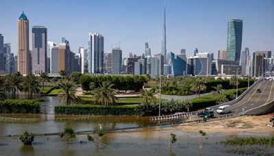 Flights to Dubai disrupted as rain hits the UAE 2 weeks after its heaviest recorded rainfall ever