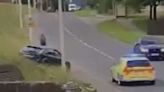 WATCH: Footage of Inverness car chase shows vehicle mount pavement and grass banking