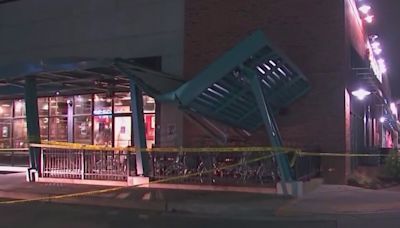 Car crashes into patio at Bad Daddy's Burger Bar in Decatur