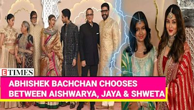 Abhishek Bachchan's Unexpected Response to Being Torn Between Aishwarya, Jaya and Shweta! Must Watch | Etimes - Times of India Videos