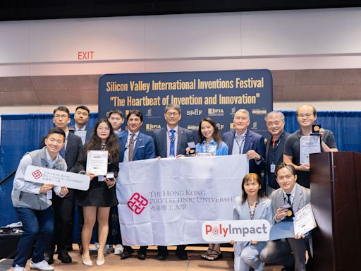 PolyU innovations garner nine awards at the Silicon Valley International Inventions Festival