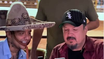 Pepe Aguilar le da clases a Christian Nodal: suegro y yerno comparten divertido momento