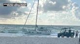 Group of migrants come ashore on Hollywood Beach after arriving on 30-foot sailboat - WSVN 7News | Miami News, Weather, Sports | Fort Lauderdale