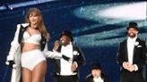 Taylor Swift reacts to Travis Kelce's 'Eras Tour' debut: 'I'm still cracking up'