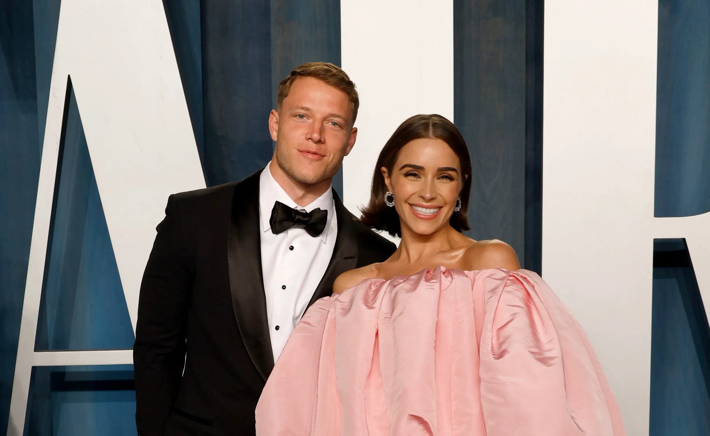 Christian McCaffrey posts photos getting marriage license with Olivia Culpo in RI