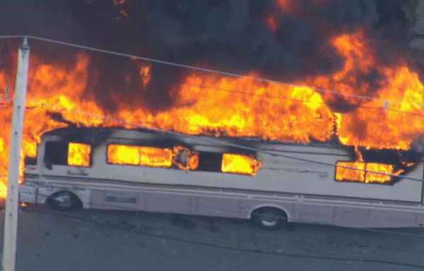 Grandfather, father and son seriously hurt after RV explodes in Peabody, Massachusetts