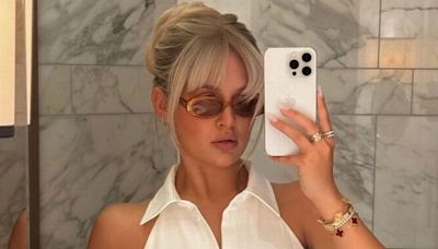 Molly-Mae Hague debuts dramatic hair transformation as she glams up in white dress