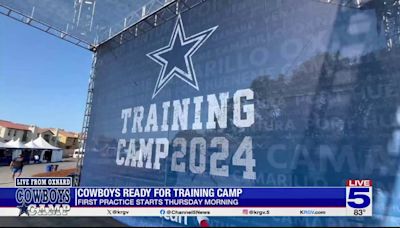 Dallas Cowboys prepping for first day of training camp