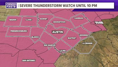 Live radar: Strong storms possible this evening with increased risk Tuesday for Central Texas