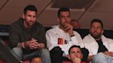 Lionel Messi steps out to attend Heat's playoff game vs. Celtics