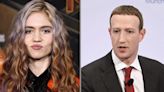 Grimes calls Mark Zuckerberg 'under-qualified' to oversee the Metaverse, and says if he does, it's 'dead' before it's even begun