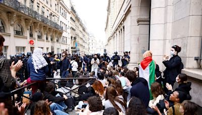 Francia: desalojan la universidad de la Sorbona por protestas pro palestinas