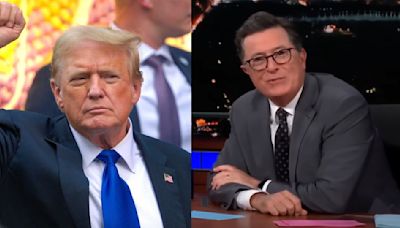 Donald Trump Slams Late Night Talk Show Host Stephen Colbert; Calls Him 'Total Loser'