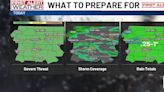 TIMELINE: First Alert declared for storms moving in