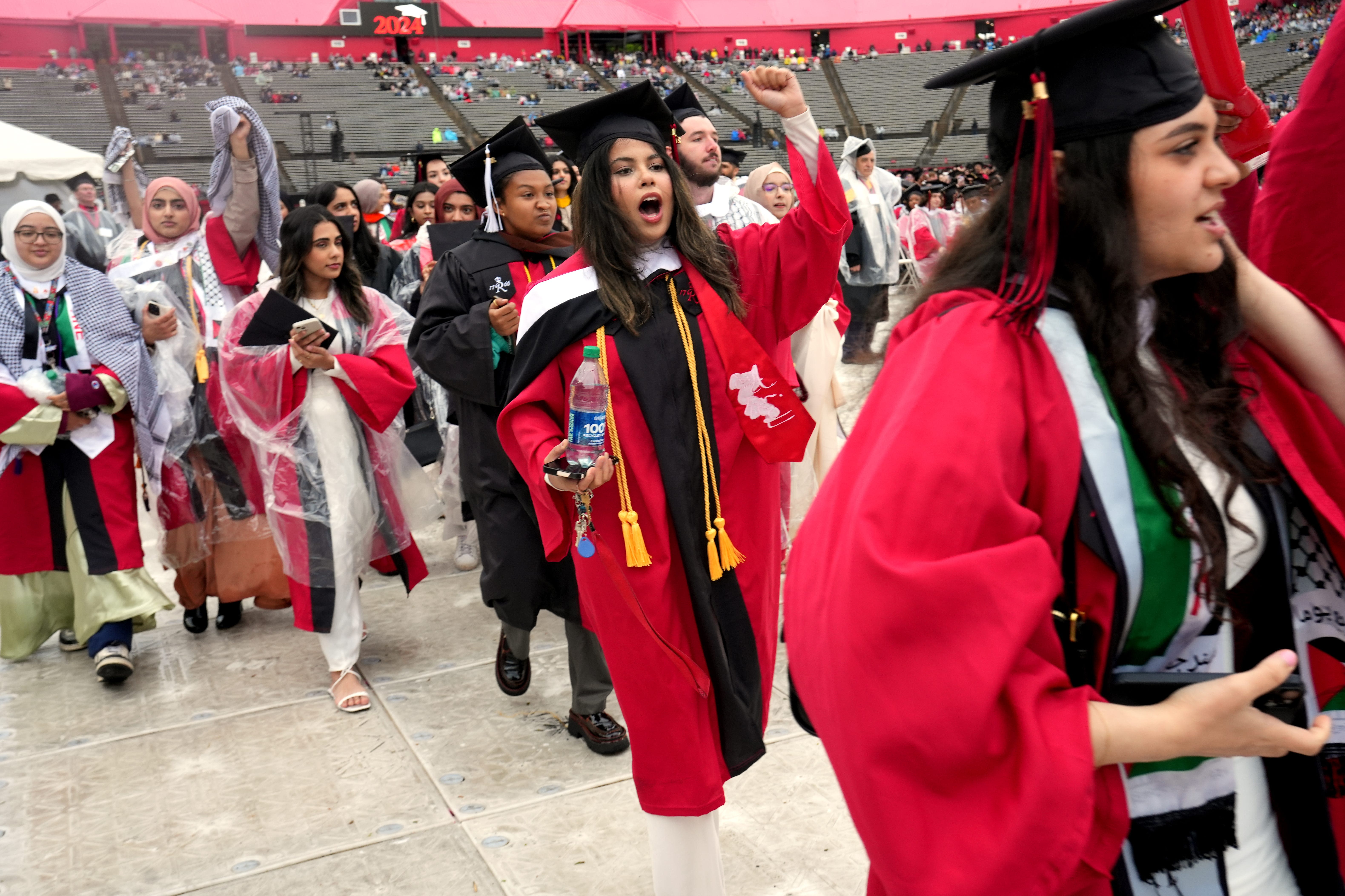 Amid campus protests, Rutgers-New Brunswick commencement ceremonies go off without disturbance