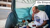 Tenerife waiters forced to live in tents amid tourist-driven property boom