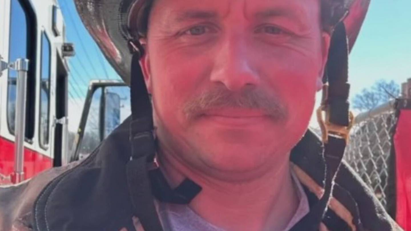 Community helps firefighter who is battling rare eye cancer