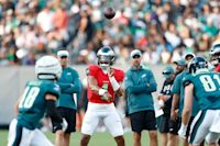 Jalen Hurts and his ‘outstanding camp’ were on full display Thursday at Lincoln Financial Field