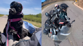 El viaje de Valeria y Uma: una chica y su perrita emprenden una aventura en moto por América Latina