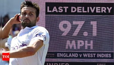 Mark Wood bowls fastest Test over by England pacer at home, clocks 156.26 kmph speed | Cricket News - Times of India