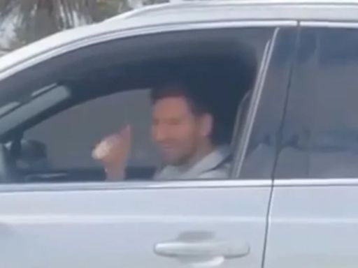 El diálogo entre Messi y un fanático argentino que se lo cruzó con el auto en Miami: “Gracias por ser la mejor persona”