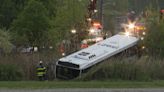 NJ Transit rear-ends vehicle, veers into culvert